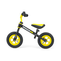 Detské cykloodrážadlo Milly Mally Dragon AIR 10" -  žlto-čierne 