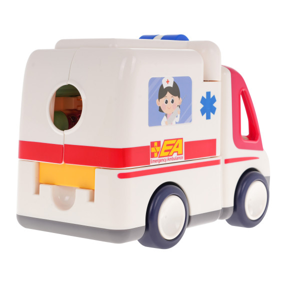 Interaktívna sanitka s vodičom a pacientom HOLA TOY AMBULANCE