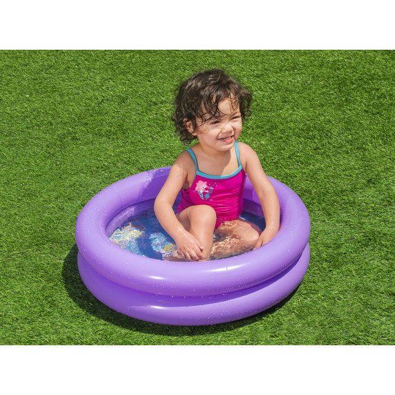 Detský nafukovací bazén 61 x 15 cm BESTWAY 51061 - fialový
