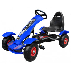 Pedálová motokára GoKart Racing XL - modrá 