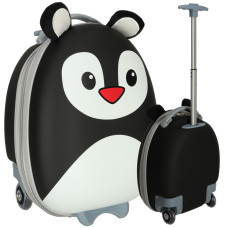 Detský cestovný kufrík na kolieskach - tučniak Preview