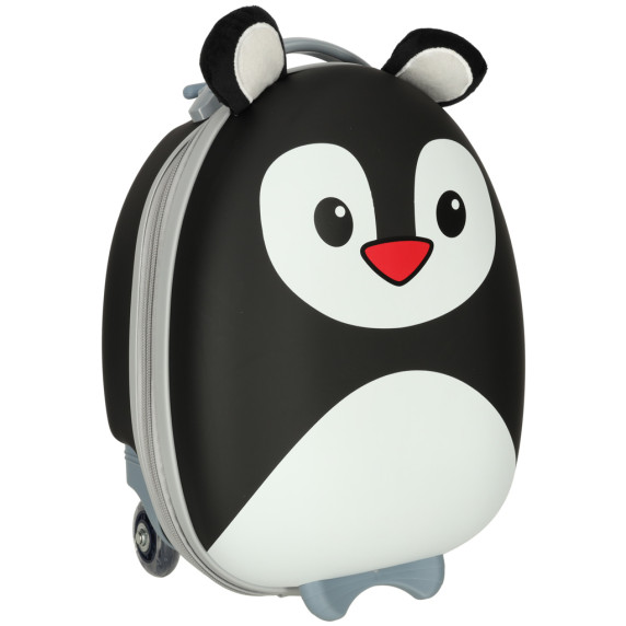Detský cestovný kufrík na kolieskach - tučniak