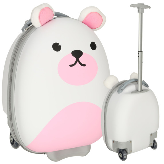 Detský cestovný kufrík na kolieskach - myška