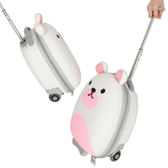 Detský cestovný kufrík na kolieskach - myška