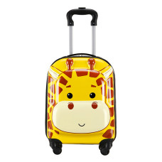 Detský cestovný kufrík na kolieskach - žirafa 