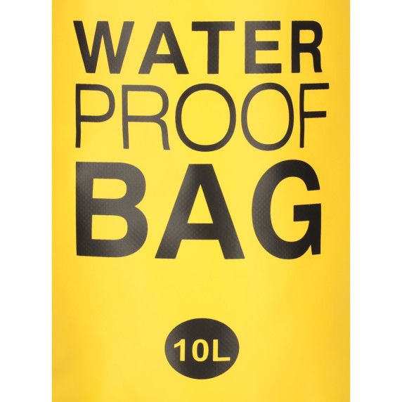 Nepremokavý vak 10 l Water proof bag - žltý