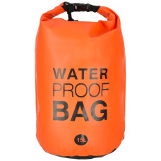Nepremokavý vak 15 l Water proof bag - oranžový Preview