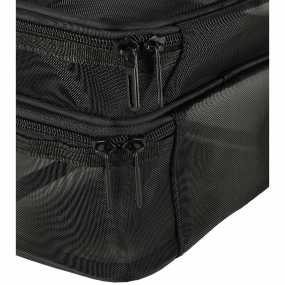Kozmetická taška, cestovný organizér 21 x 13,5 x 14 cm - čierny