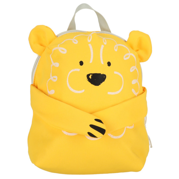 Detský batoh v dizajne leva - žltý