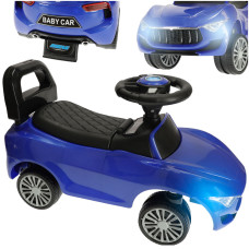 Detské odrážadlo so zvukovými a svetelnými efektmi Inlea4Fun BABY CAR - modré 