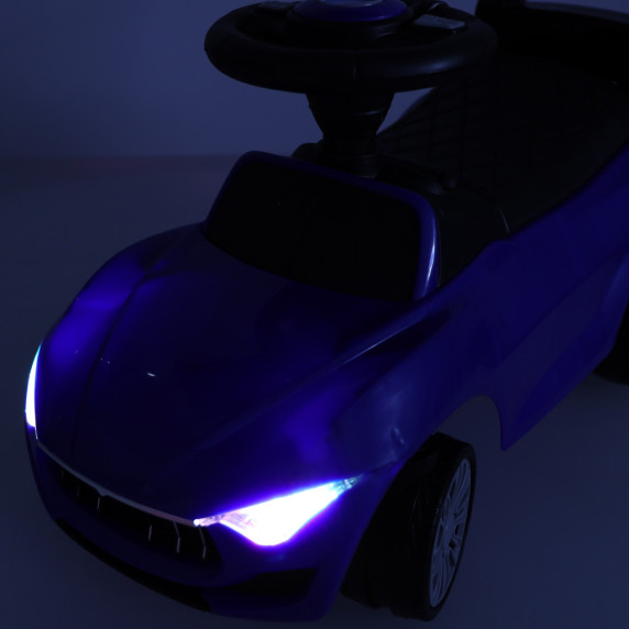 Detské odrážadlo so zvukovými a svetelnými efektmi Inlea4Fun BABY CAR - modré