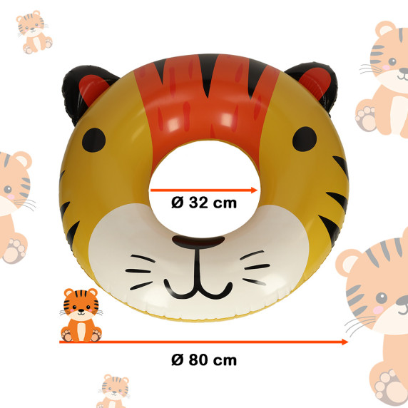 Nafukovacie koleso pre deti 80 cm - tiger