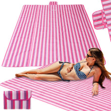 Plážová podložka, pikniková deka 200 x 200 cm - ružová Preview