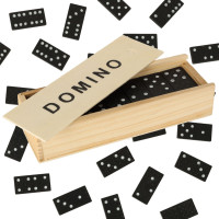 Domino v drevenej krabice 