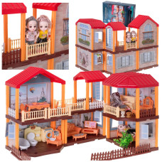 Domček pre bábiky s doplnkami 158 prvkov DREAM HOUSE Preview
