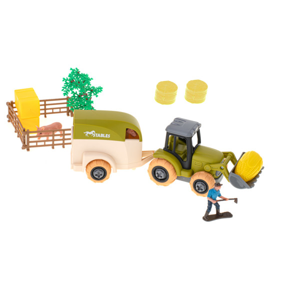 Kombajn a traktor s prívesmi na skrutkovanie FARM TRUCK