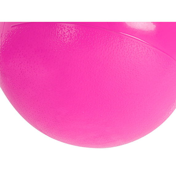 Detská skákacia lopta s madlom 45 cm - ružová