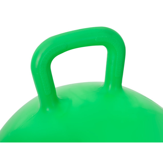 Detská skákacia lopta s madlom 45 cm - zelená