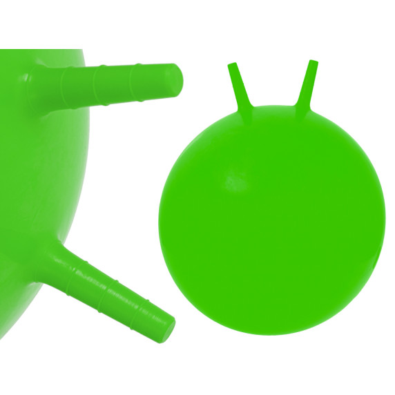 Detská skákacia lopta s uškami 65 cm - zelená