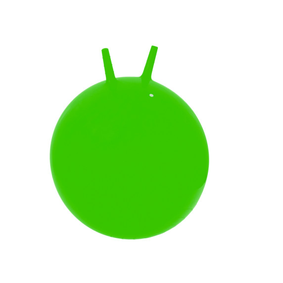 Detská skákacia lopta s uškami 65 cm - zelená