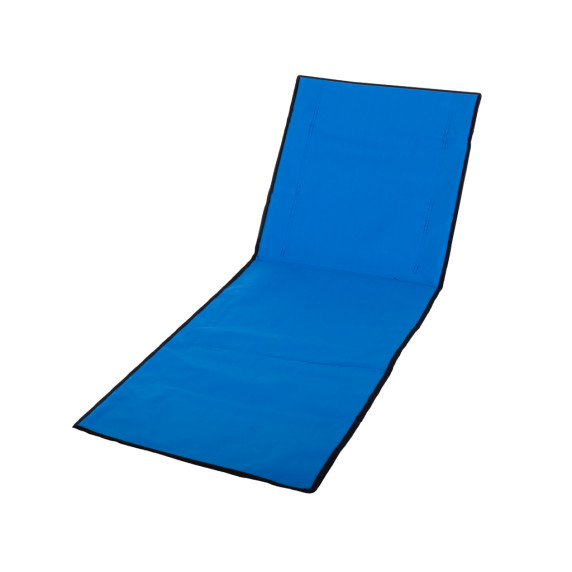 Plážová podložka, lehátko so sklopným operadlom 150 x 47 x 48 cm - modré