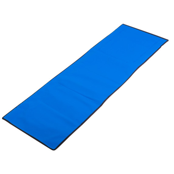 Plážová podložka, lehátko so sklopným operadlom 150 x 47 x 48 cm - modré