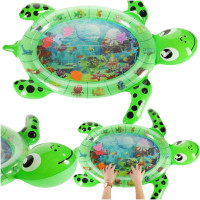 Detská nafukovacia vodná podložka - korytnačka zelená 
