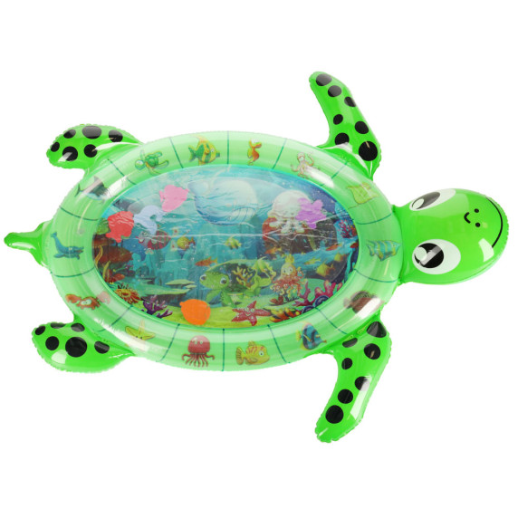 Detská nafukovacia vodná podložka - korytnačka zelená