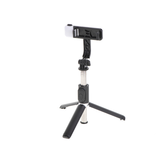 Selfie tyč, stojan tripod s LED osvetlením SELFIE STICK