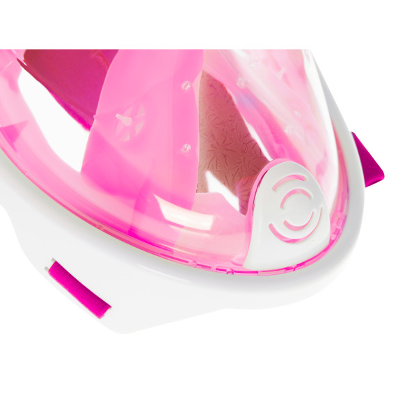 Celotvárová maska ​​na šnorchlovanie S/M - ružová