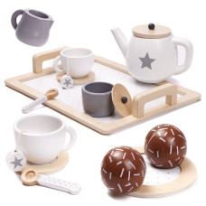 Detský drevený čajový/kávový set Inlea4Fun Preview