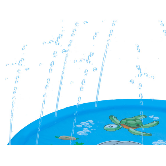 Vodná striekacia podložka záhradná fontána 170 cm - delfín, morské živočíchy