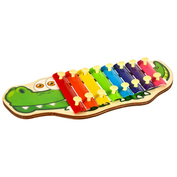 Detský xylofón v tvare krokodíla Inlea4Fun