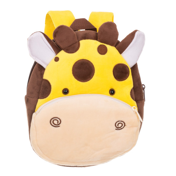 Detský batoh plyšový v podobe žirafy 24 cm
