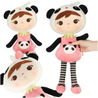 Plyšová bábika s príveskom 46 cm METOO - panda 