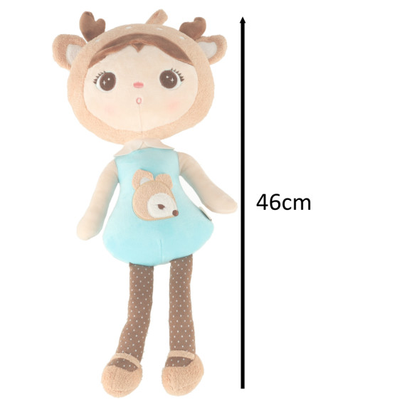 Plyšová bábika s príveskom 46 cm METOO - jeleň