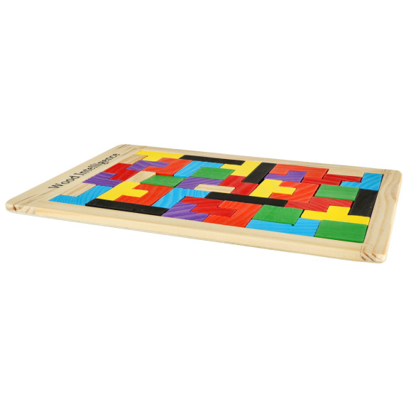 Tetris drevená puzzle 40 prvkov WOOD INTELLIGENCE