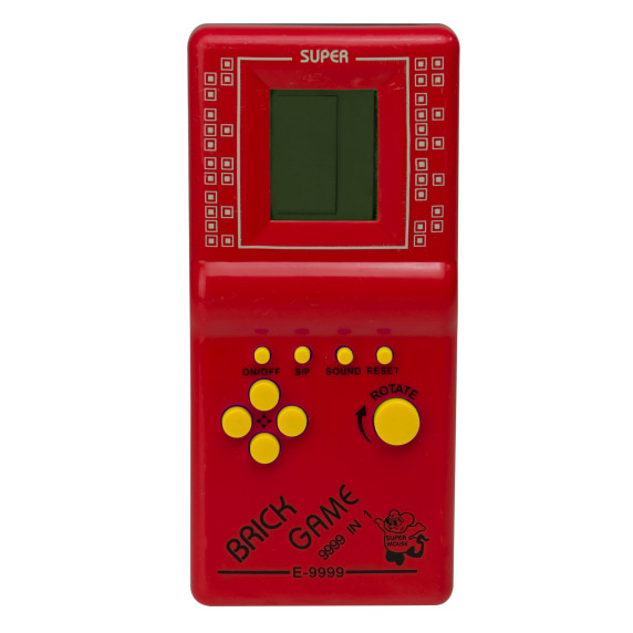 Elektronická hra Tetris 9999v1 BRICK GAME - červená