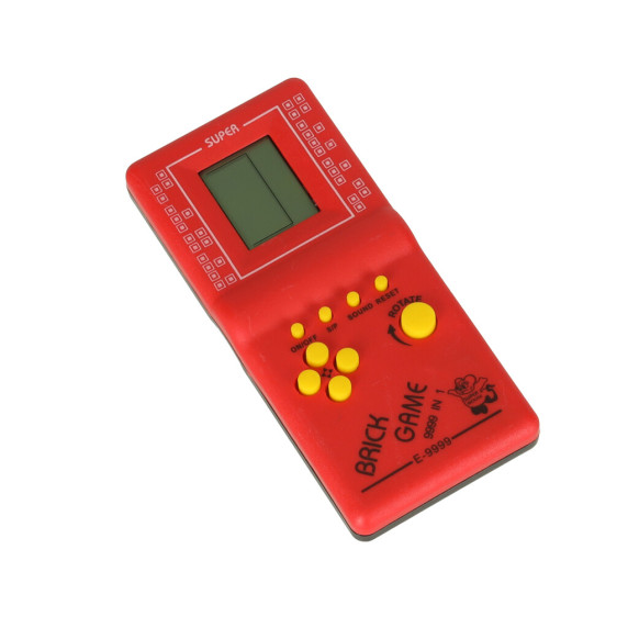 Elektronická hra Tetris 9999v1 BRICK GAME - červená