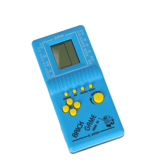 Elektronická hra Tetris 9999v1 BRICK GAME - modrá