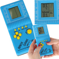 Elektronická hra Tetris 9999v1 BRICK GAME - modrá 