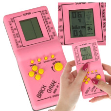 Elektronická hra Tetris 9999v1 BRICK GAME - ružová 