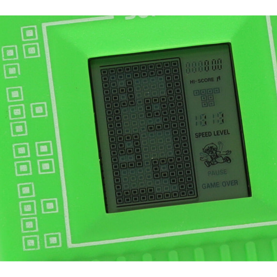 Elektronická hra Tetris 9999v1 BRICK GAME - zelená