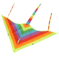 Lietajúci drak dúhový trojuholník 115 cm 