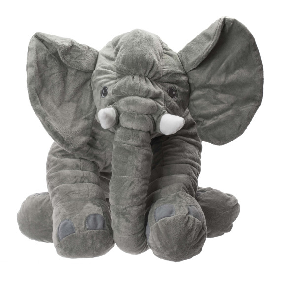 Plyšový slon 60 cm - veľký sivý