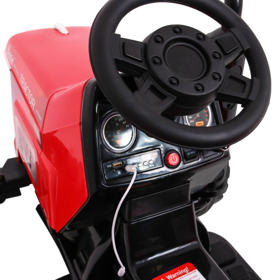 Elektrický traktor Inlea4Fun Blazin BW - červený