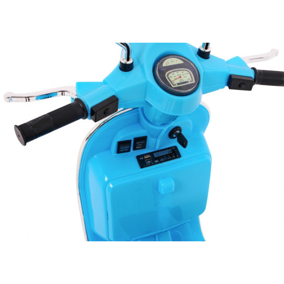 Elektrická motorka Inlea4Fun VESPA PX 150 - modrá