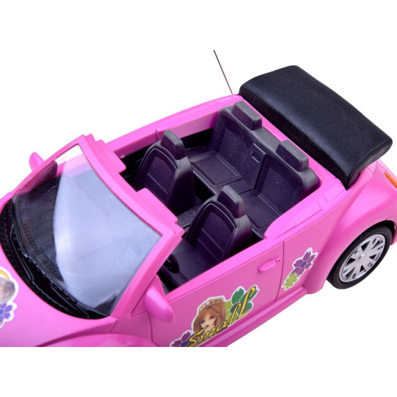 RC Autíčko Beetle Cabrio na diaľkové ovládanie Inlea4Fun ALDINE SMALL CAR