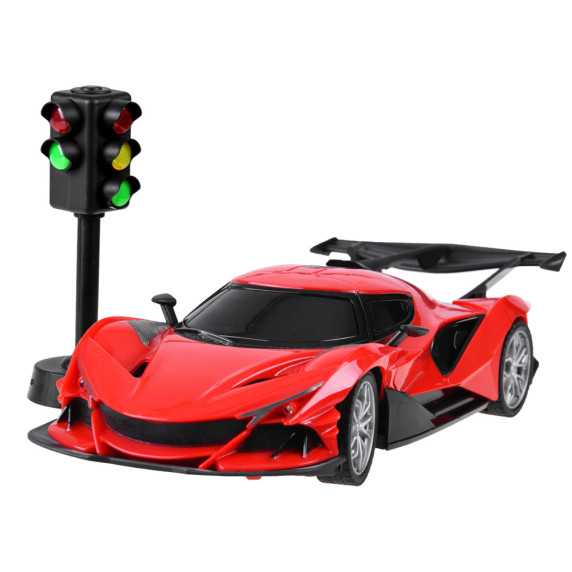 RC Športové auto na diaľkové ovládanie + semafory a pedále Inlea4Fun RACING CONTROL