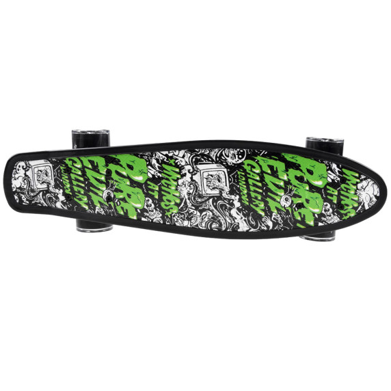 Skateboard 55 cm s LED kolieskami FISZKA